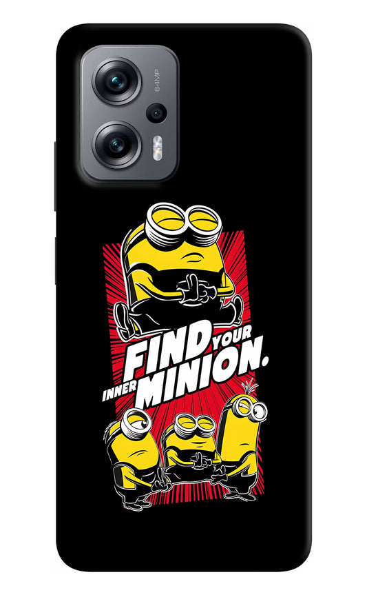 Find your inner Minion Redmi K50i Hard Case Back Cover by Casekaro