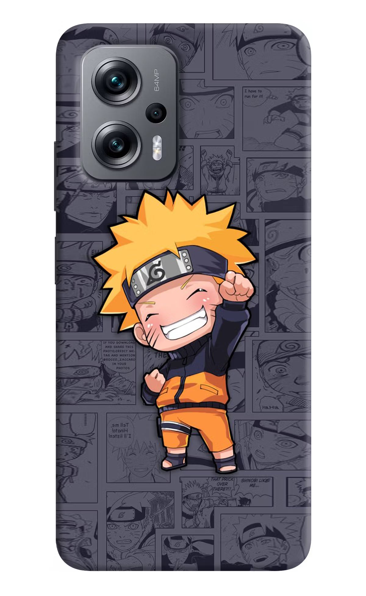Chota Naruto Redmi K50i Hard Case Back Cover by Casekaro