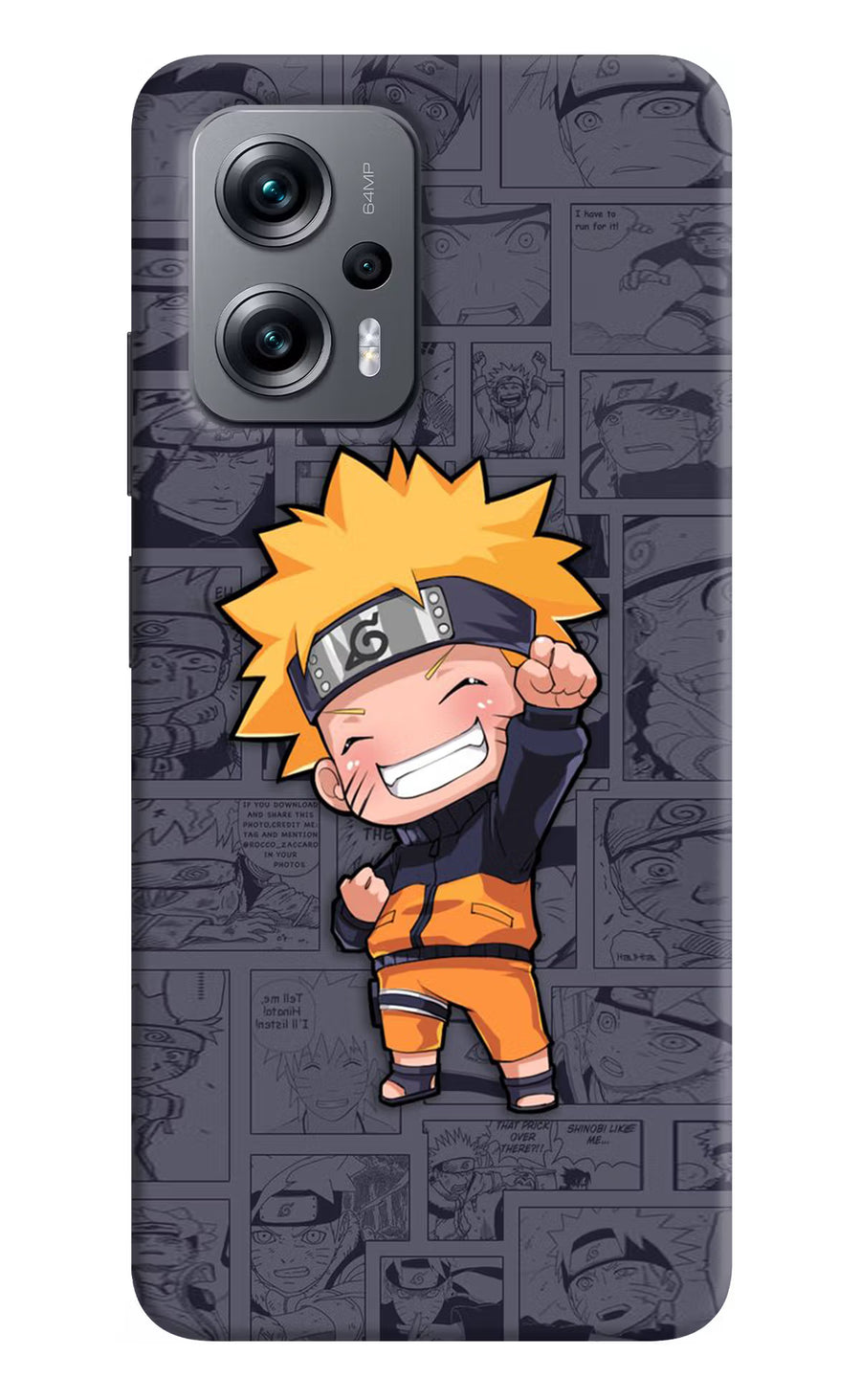 Chota Naruto Redmi K50i Back Cover, Hard case