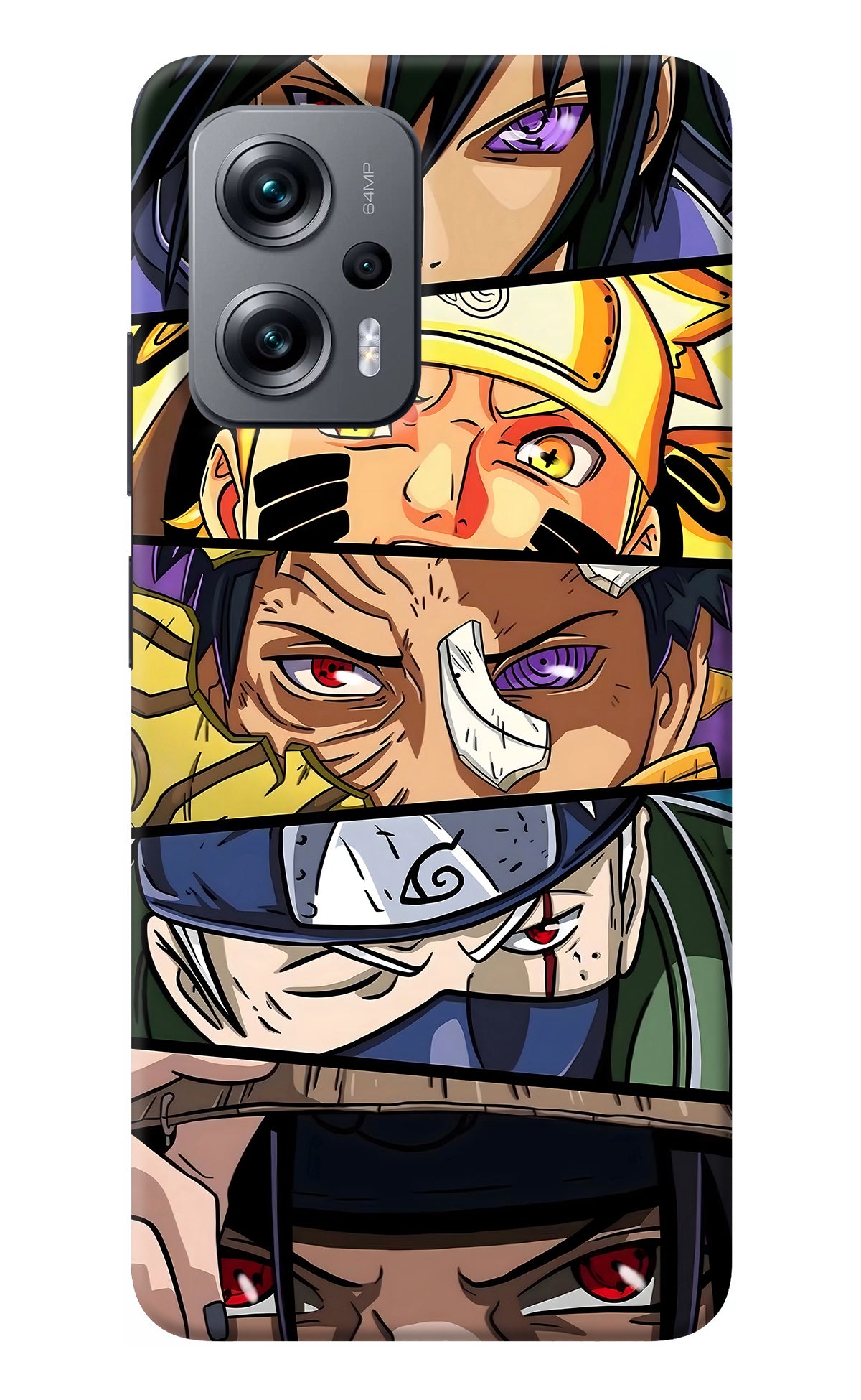 Naruto Character Redmi K50i Back Cover