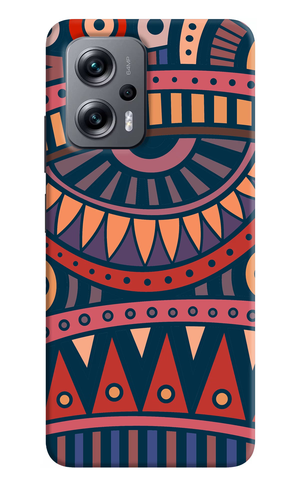 African Culture Design Redmi K50i Hard Case Back Cover by Casekaro