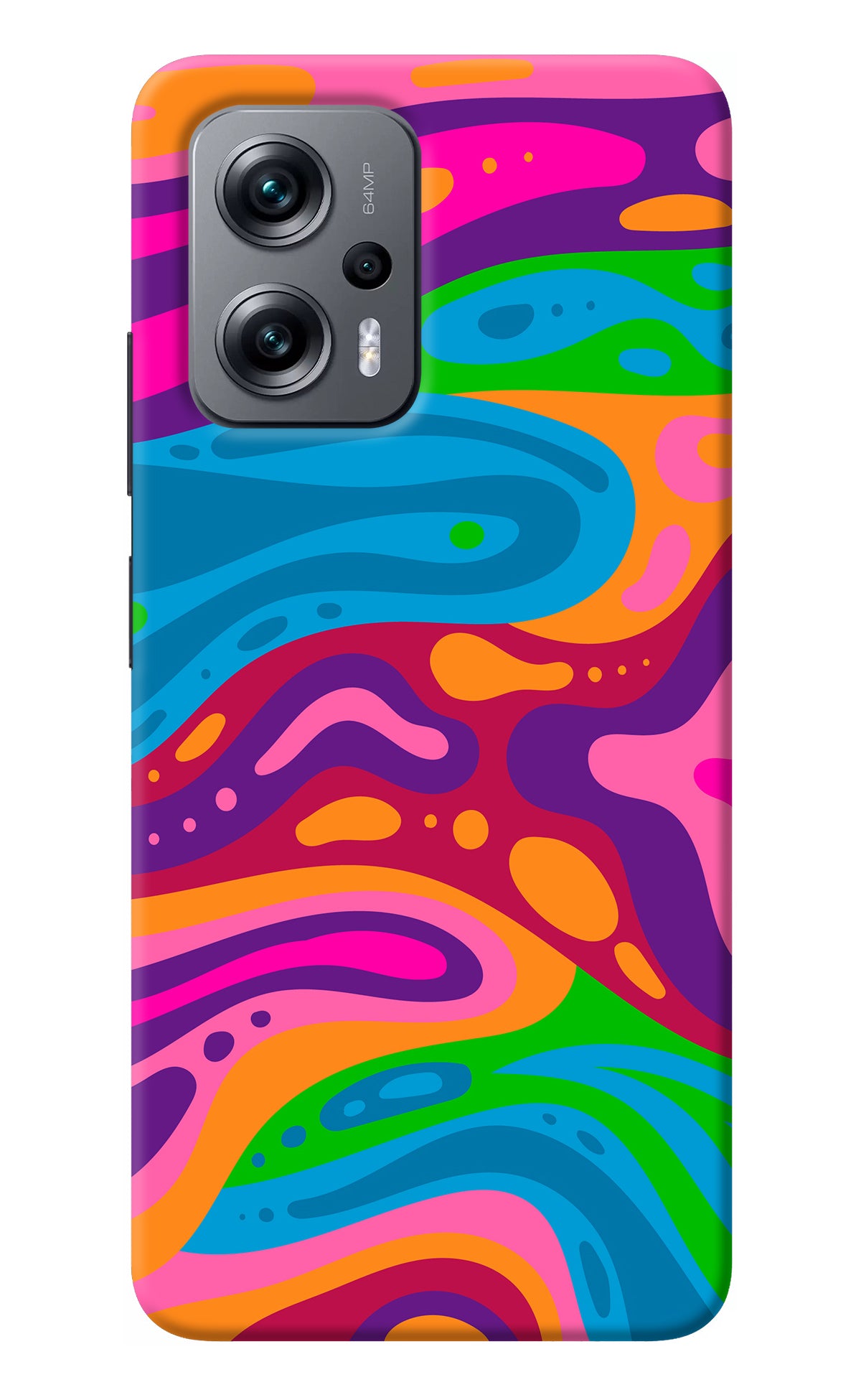 Trippy Pattern Redmi K50i Back Cover