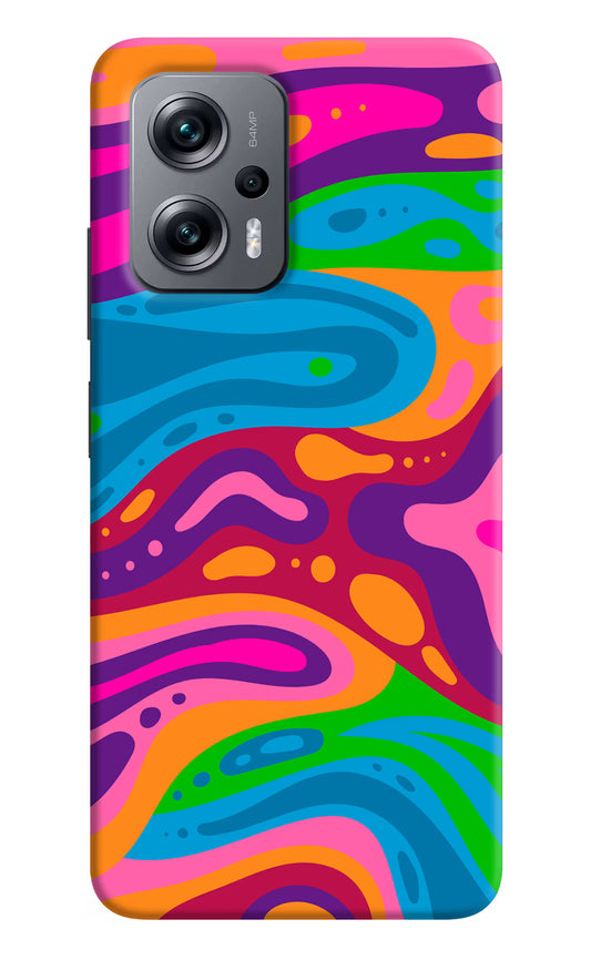 Trippy Pattern Redmi K50i Hard Case Back Cover by Casekaro