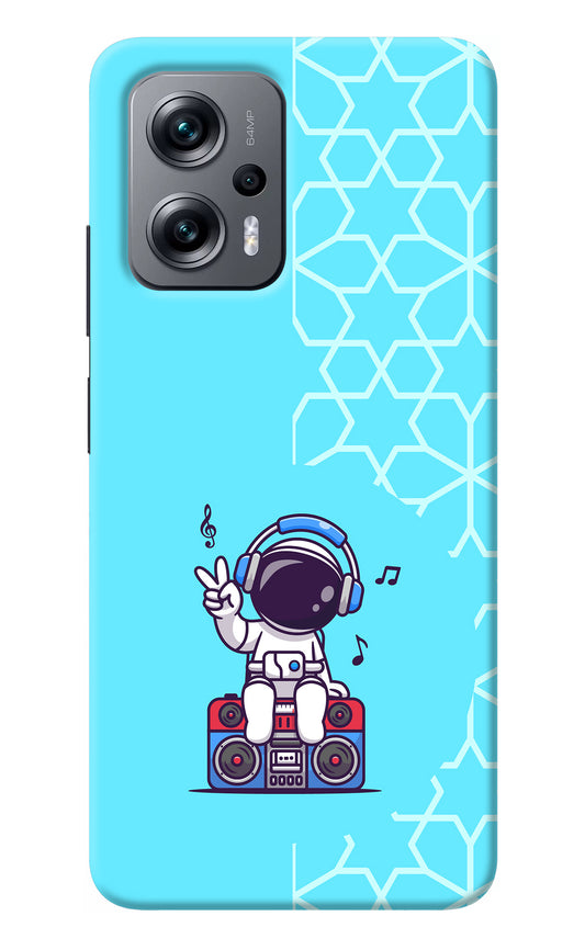 Cute Astronaut Chilling Redmi K50i Back Cover