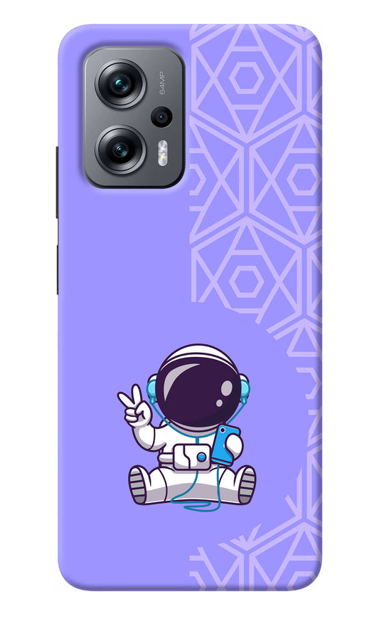 Cute Astronaut Chilling Redmi K50i Back Cover