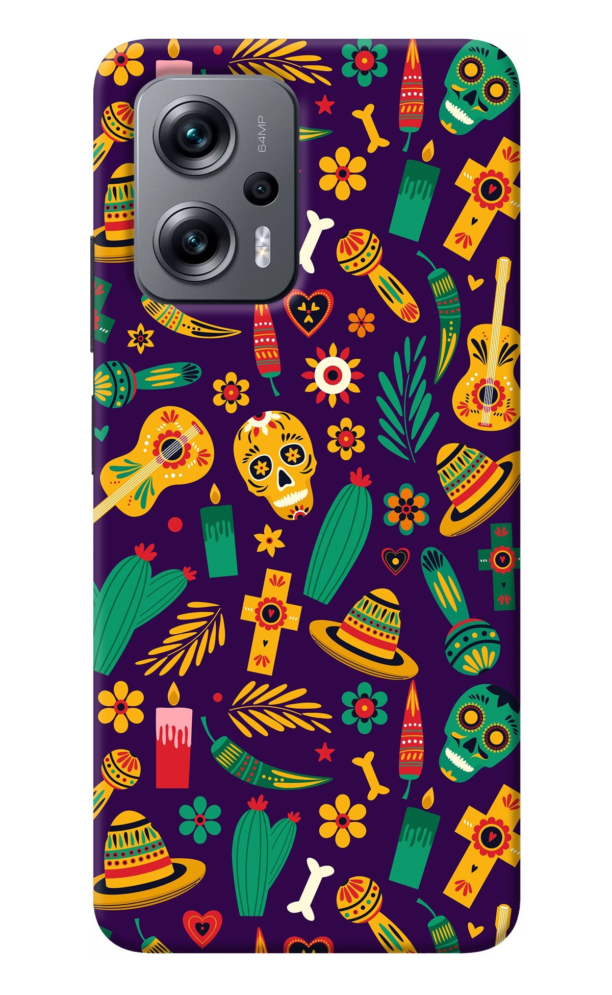 Mexican Artwork Redmi K50i Back Cover