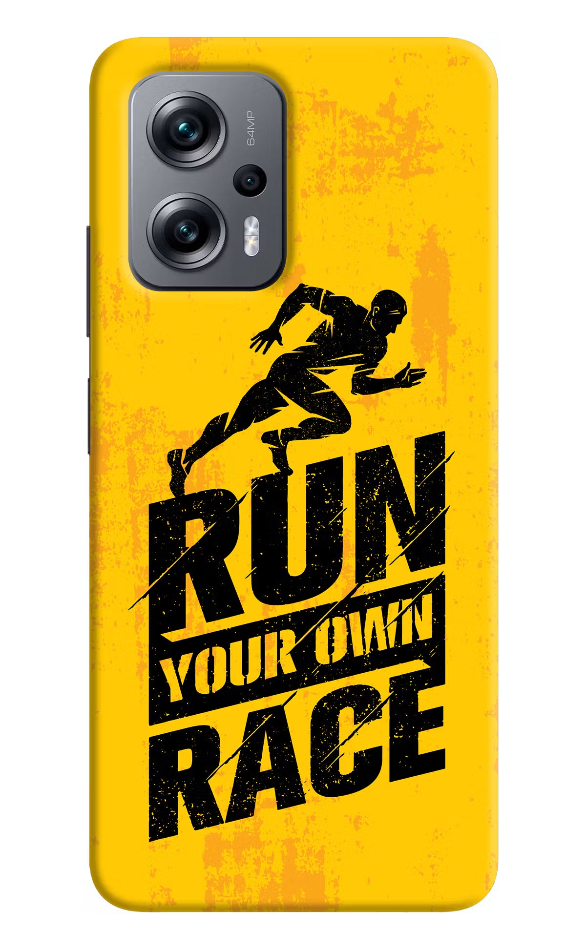 Run Your Own Race Redmi K50i Hard Case Back Cover by Casekaro