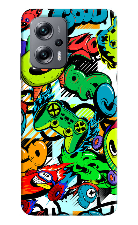 Game Doodle Redmi K50i Hard Case Back Cover by Casekaro