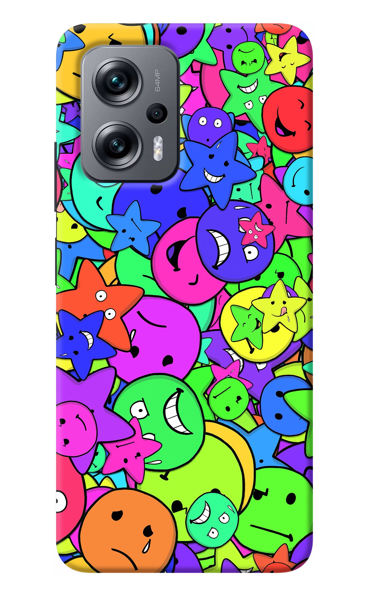 Fun Doodle Redmi K50i Back Cover