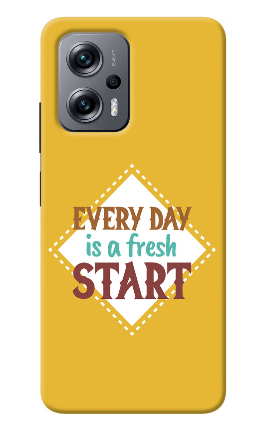 Every day is a Fresh Start Redmi K50i Back Cover