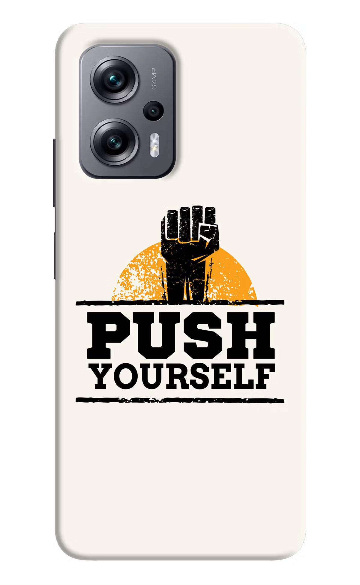 Push Yourself Redmi K50i Hard Case Back Cover by Casekaro