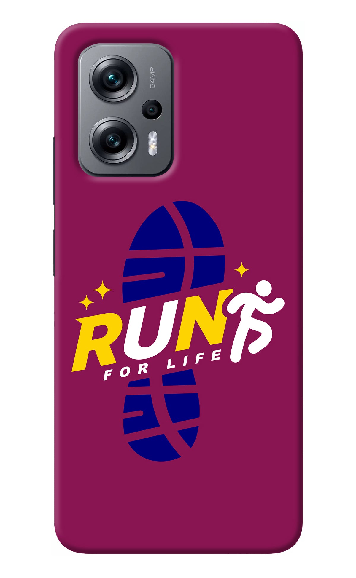 Run for Life Redmi K50i Back Cover