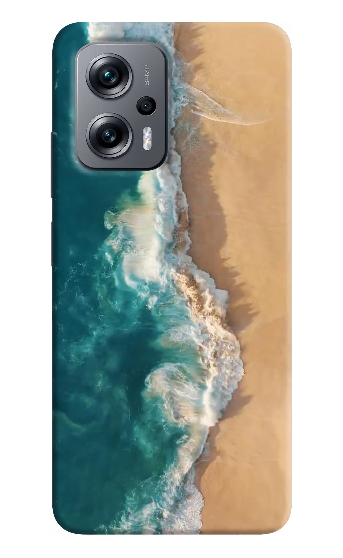 Ocean Beach Redmi K50i Hard Case Back Cover by Casekaro