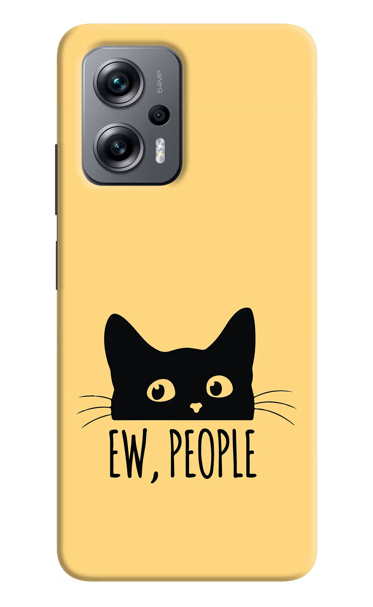 Ew People Catitude Redmi K50i Hard Case Back Cover by Casekaro