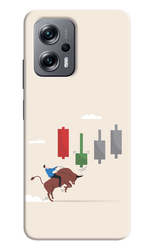 Bull Trading Momentum Redmi K50i Hard Case Back Cover by Casekaro