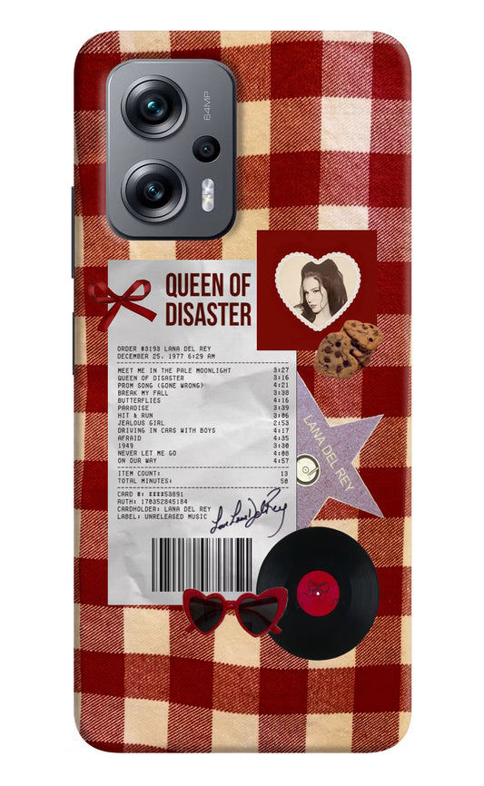 Queen of Disaster Redmi K50i Hard Case Back Cover by Casekaro