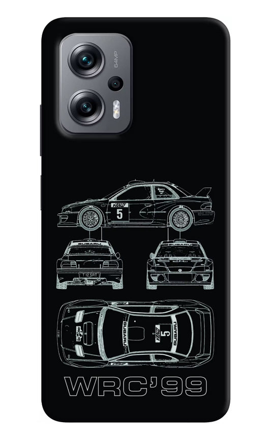 WRC'99 Redmi K50i Hard Case Back Cover by Casekaro