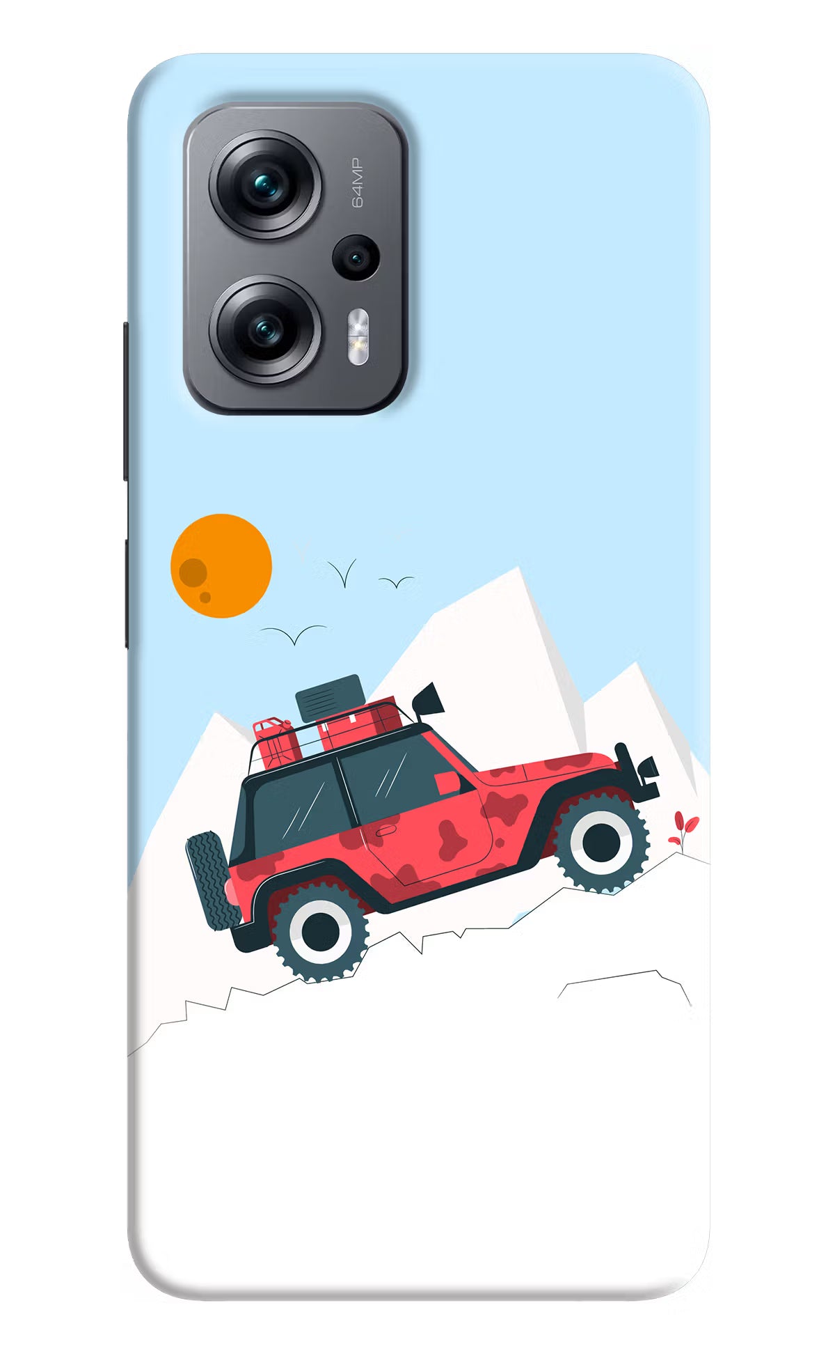 Mountain Trail Beast Redmi K50i Hard Case Back Cover by Casekaro