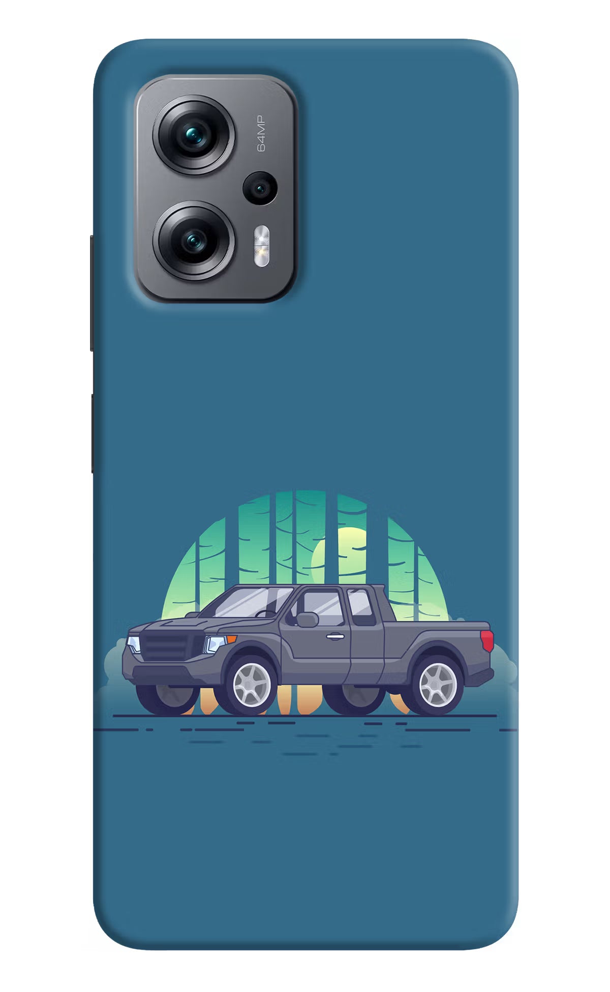 Retro Garage Vibe Redmi K50i Hard Case Back Cover by Casekaro