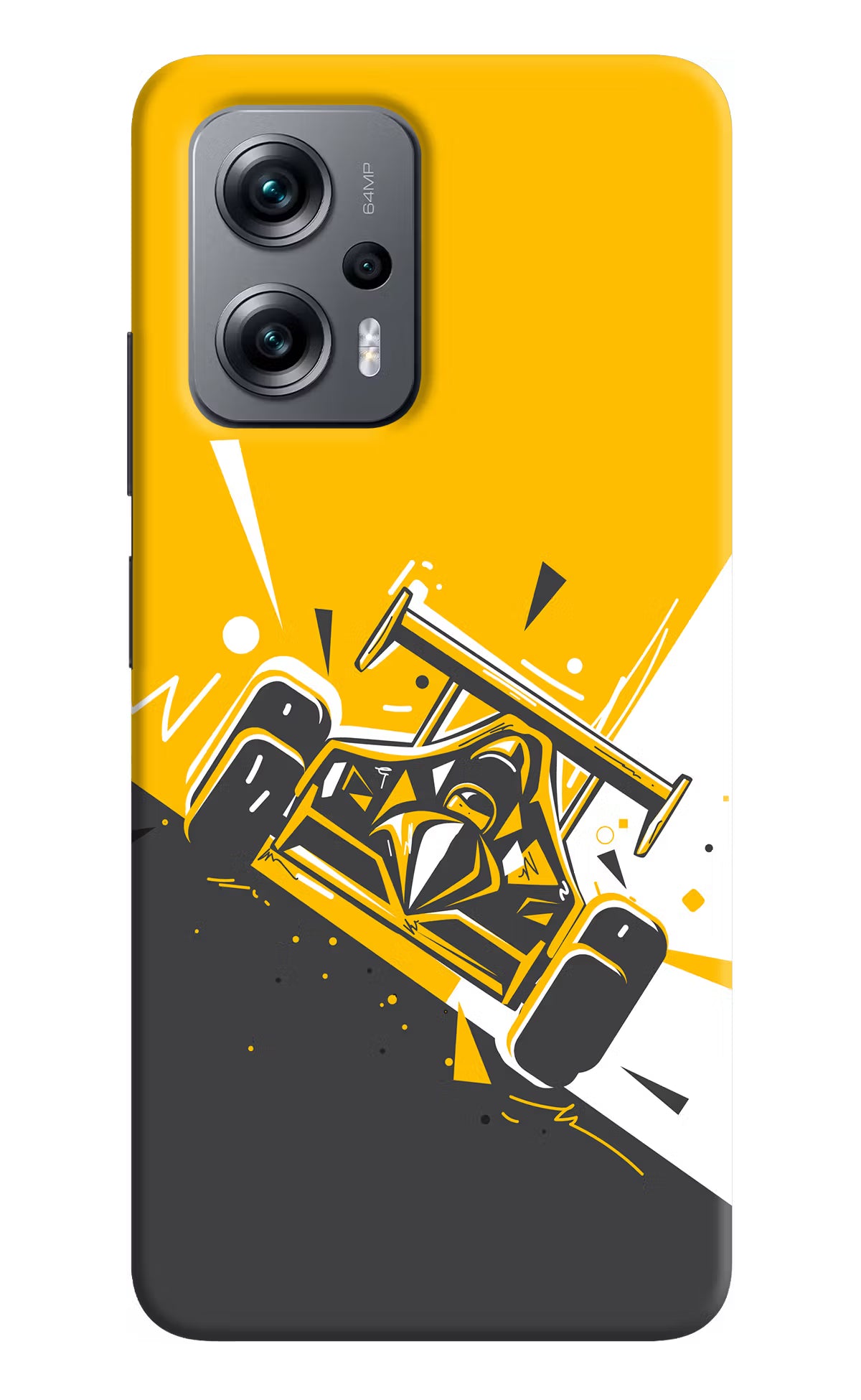 Track King Redmi K50i Hard Case Back Cover by Casekaro