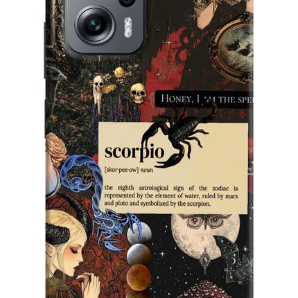 Scorpio Zodiac Redmi K50i Hard Case Back Cover by Casekaro