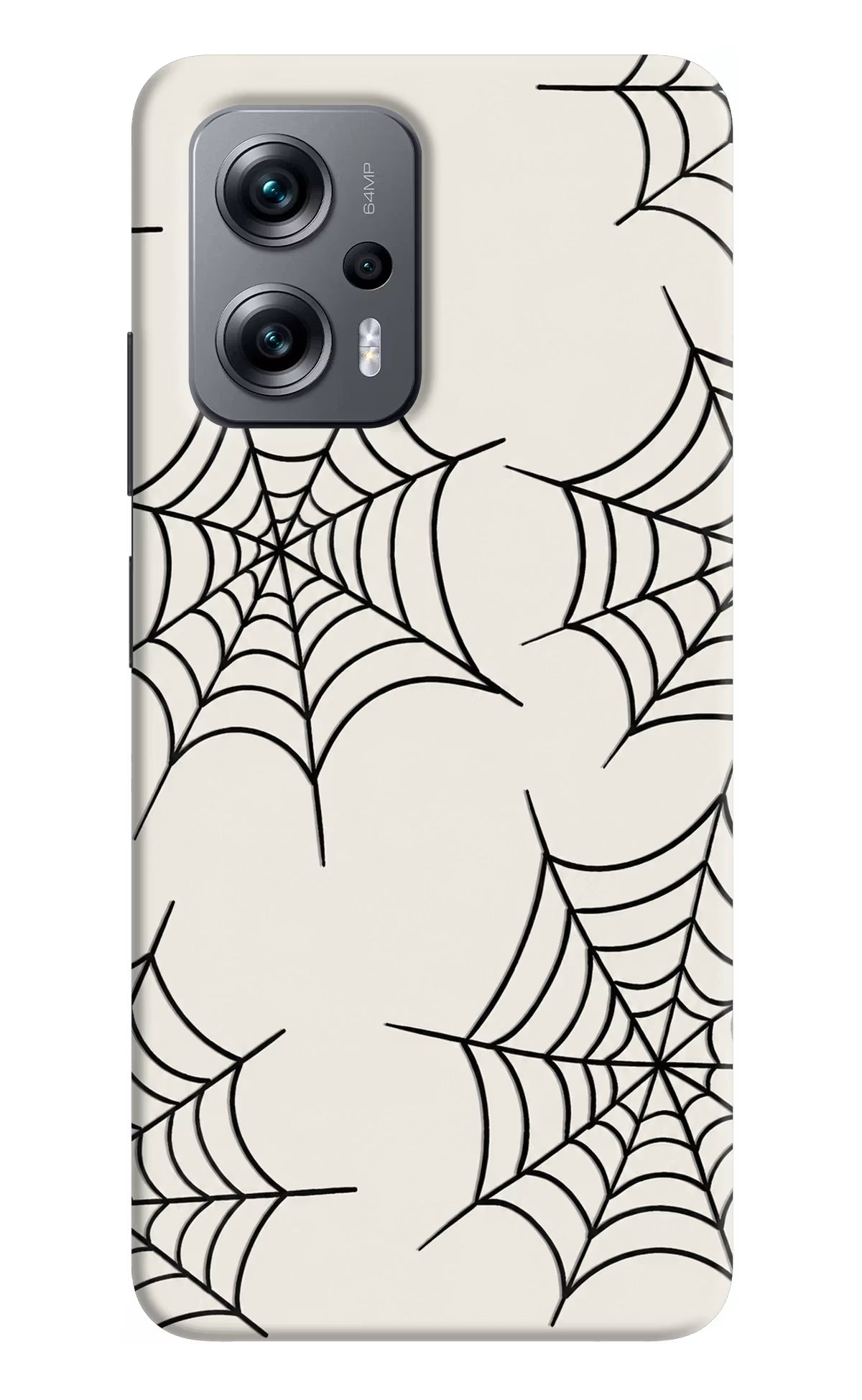 Spider Web Redmi K50i Hard Case Back Cover by Casekaro