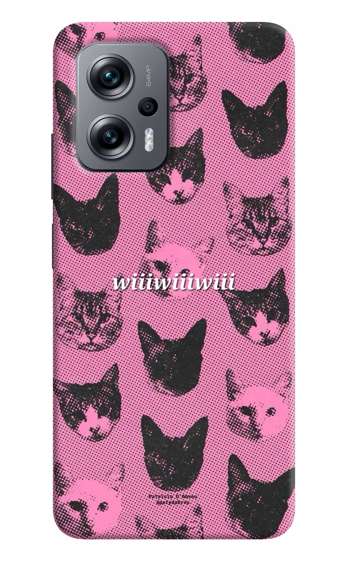 Pink Cats Redmi K50i Back Cover