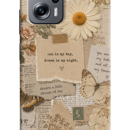 Vintage case Redmi K50i Hard Case Back Cover by Casekaro