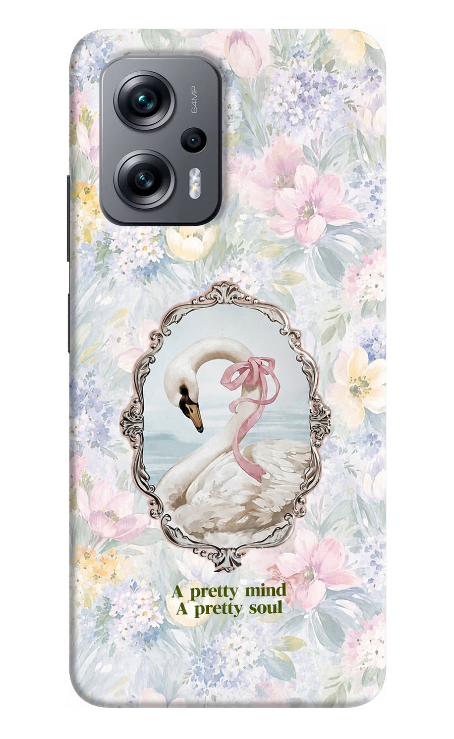 Pretty Mind Pretty Soul Redmi K50i Back Cover, Hard case