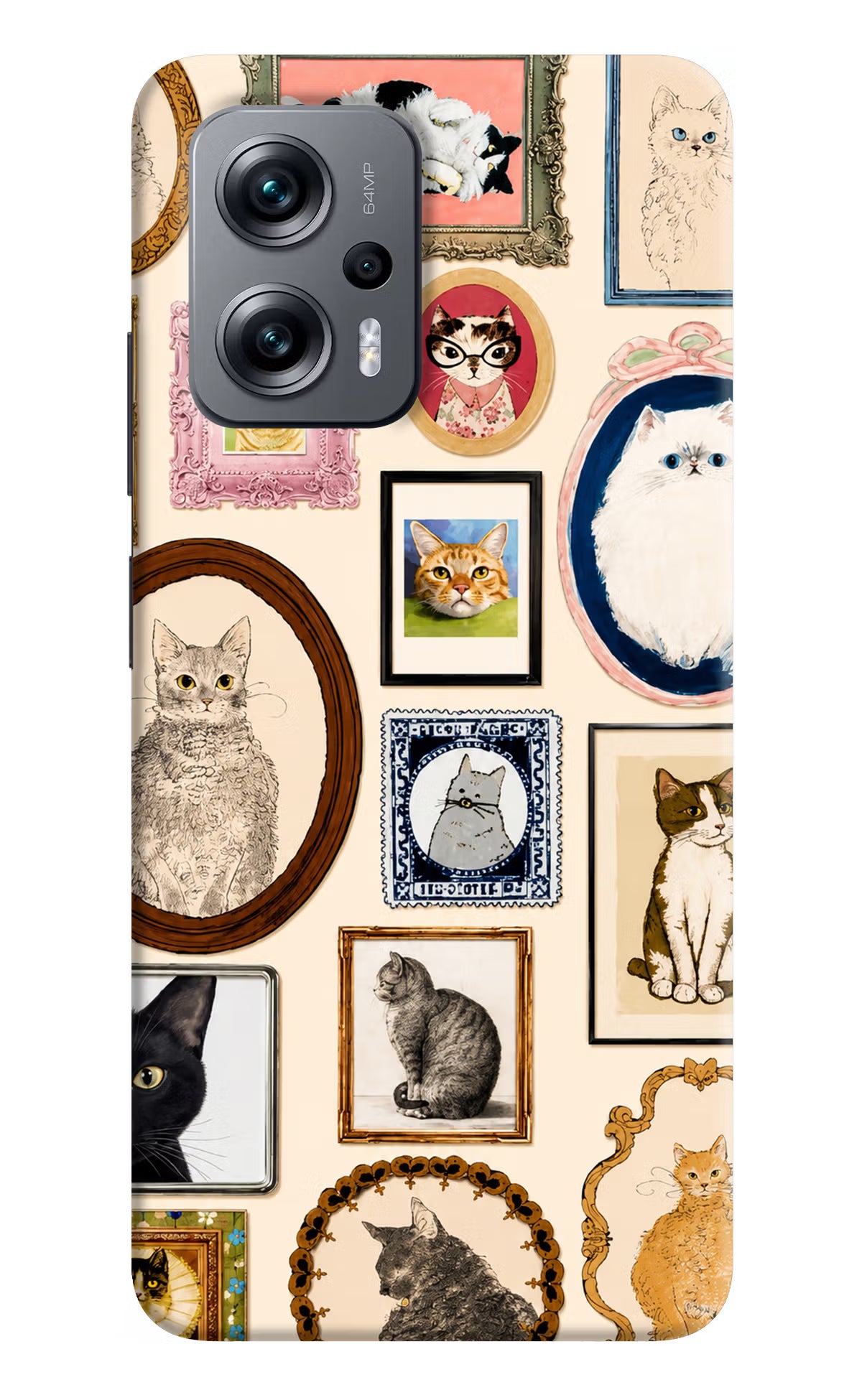 Mirror Cats Redmi K50i Back Cover