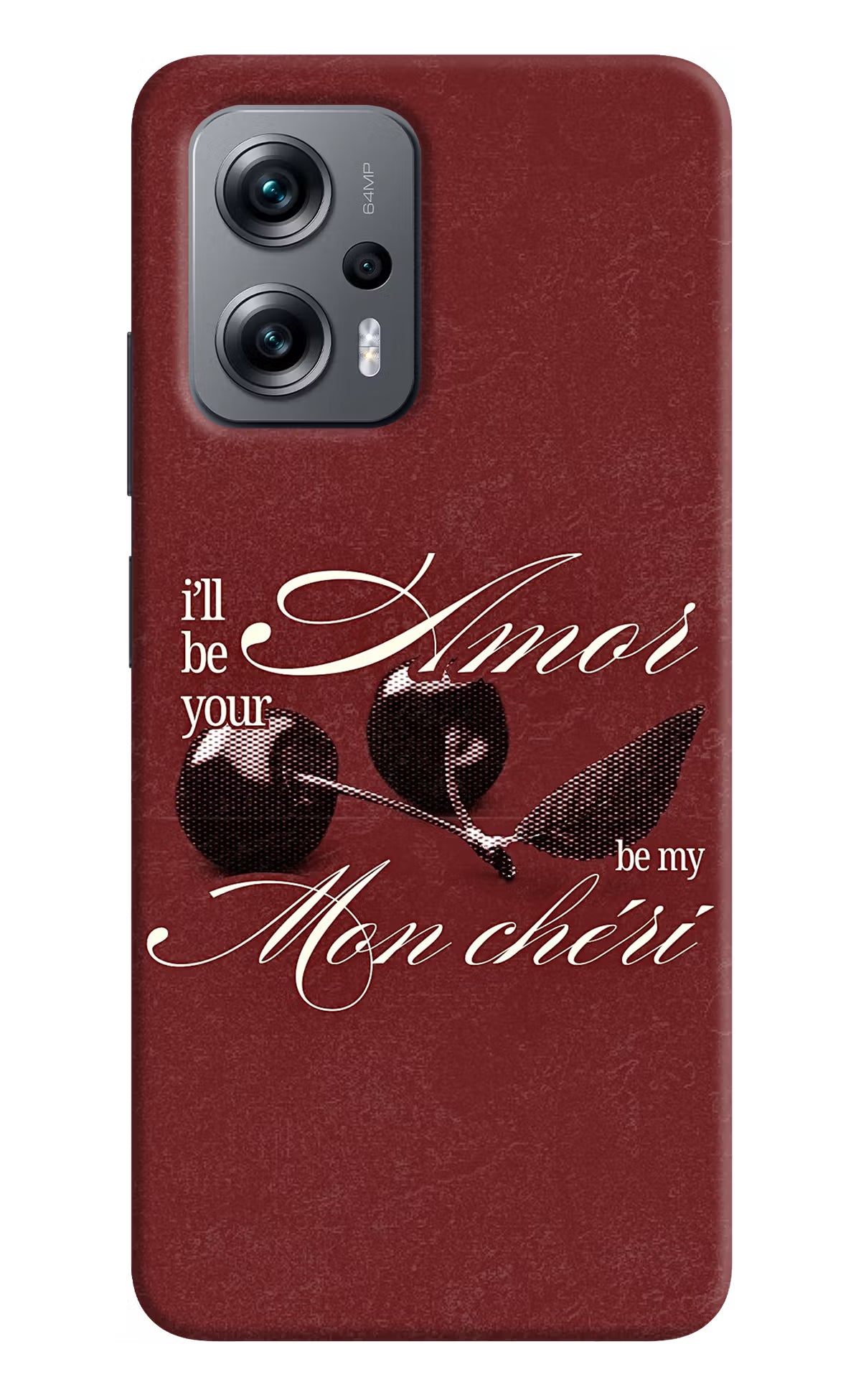 Velvet Cherry Redmi K50i Back Cover