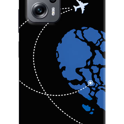 Love Orbit Redmi K50i Hard Case Back Cover by Casekaro