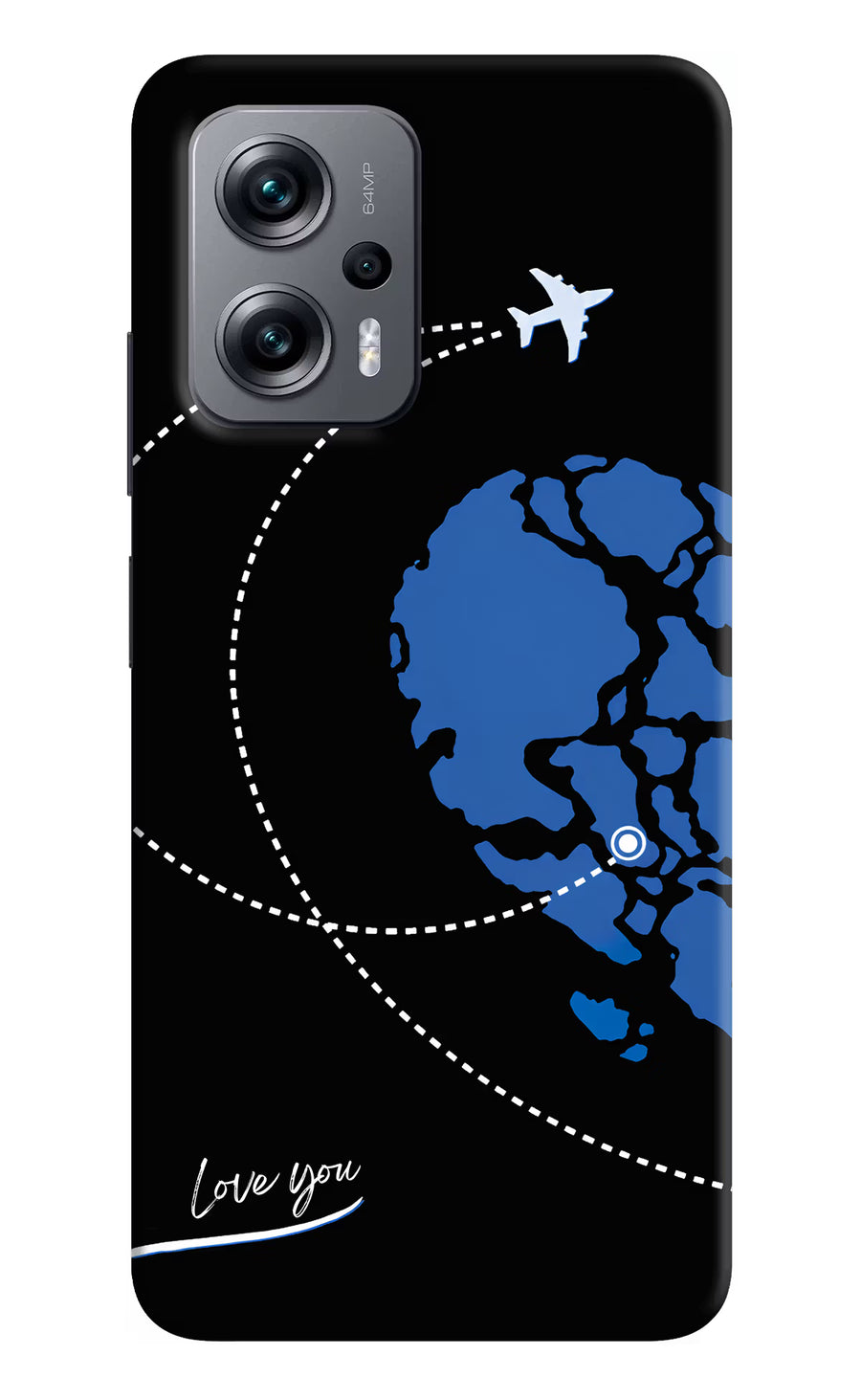 Love Orbit Redmi K50i Back Cover, Hard case