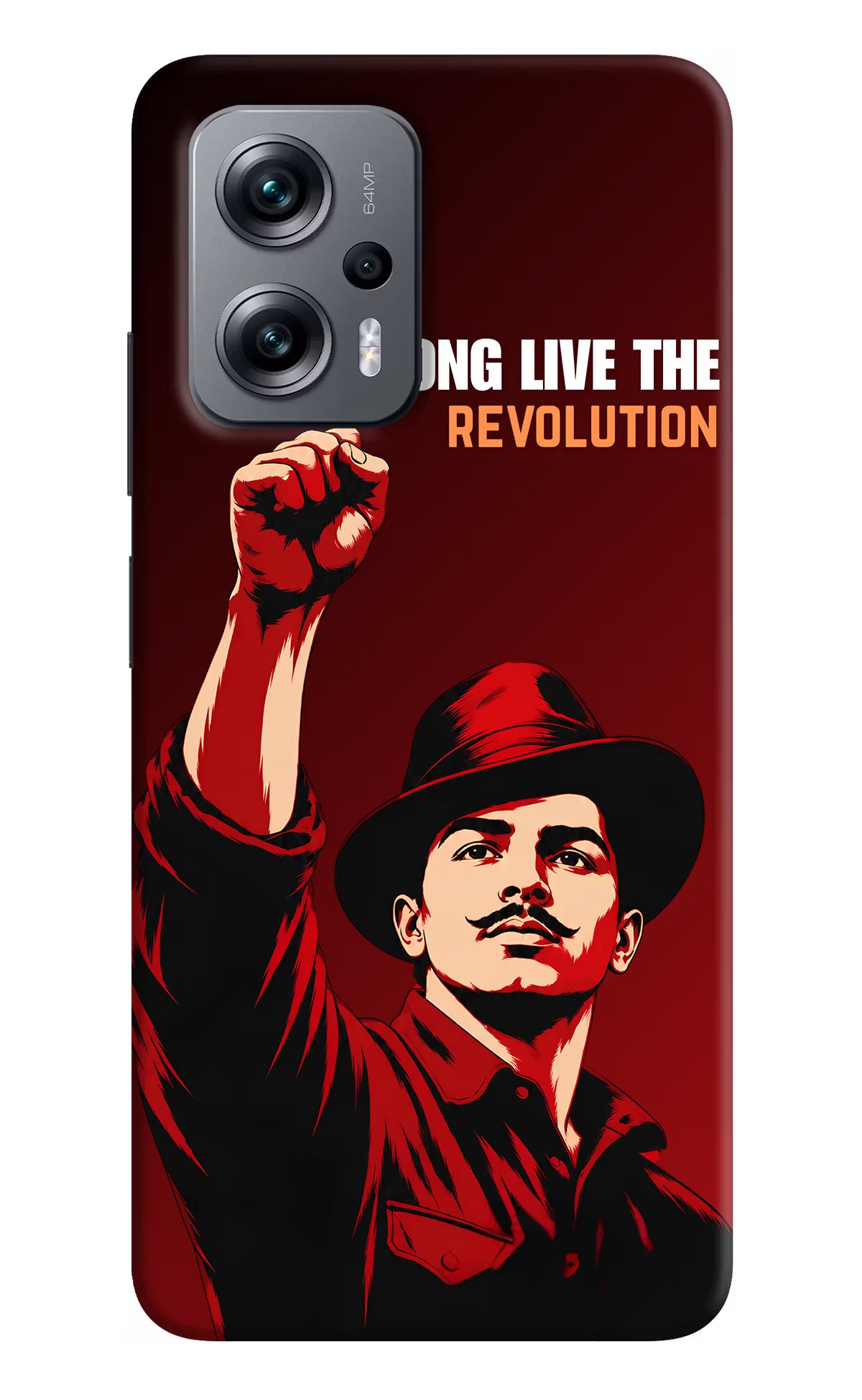 Bhagat Singh Revolution Redmi K50i Back Cover