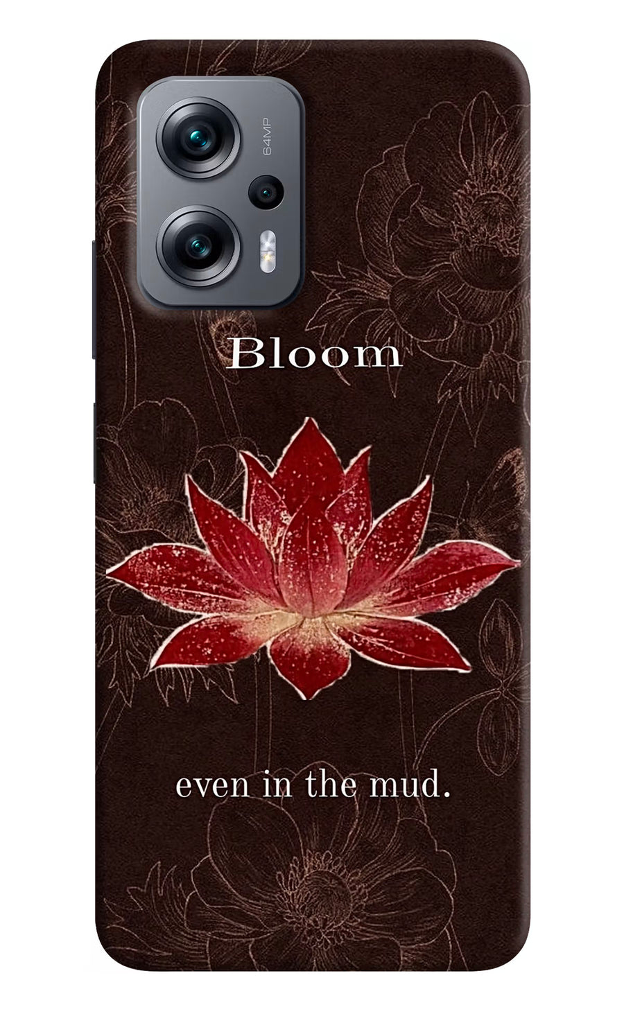 Bloom Redmi K50i Back Cover, Hard case