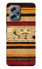 Vinyl Stripes Redmi K50i Back Cover
