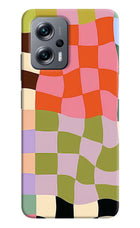 Wavy Grid Redmi K50i Back Cover