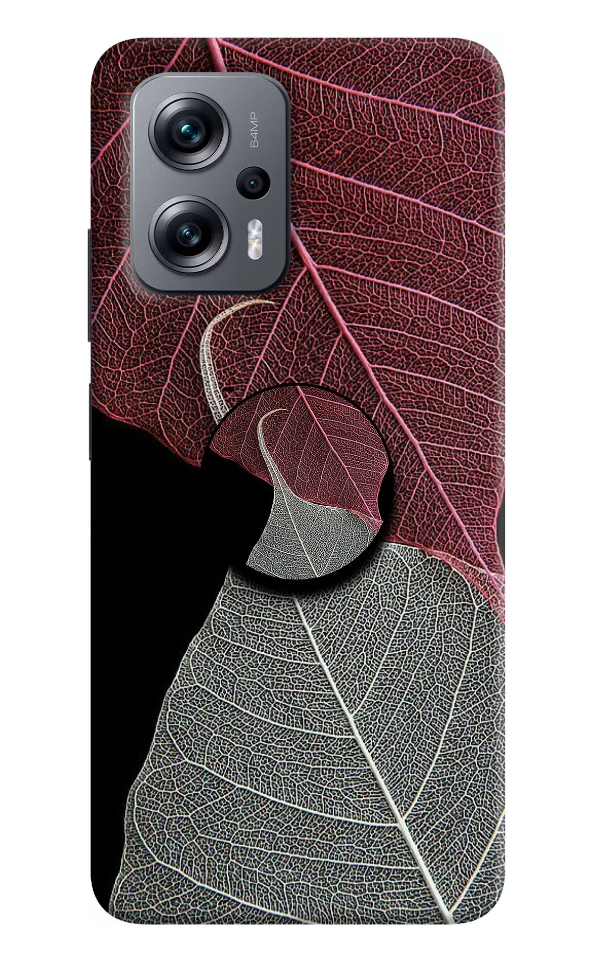 Leaf Pattern Redmi K50i Pop Case by Casekaro