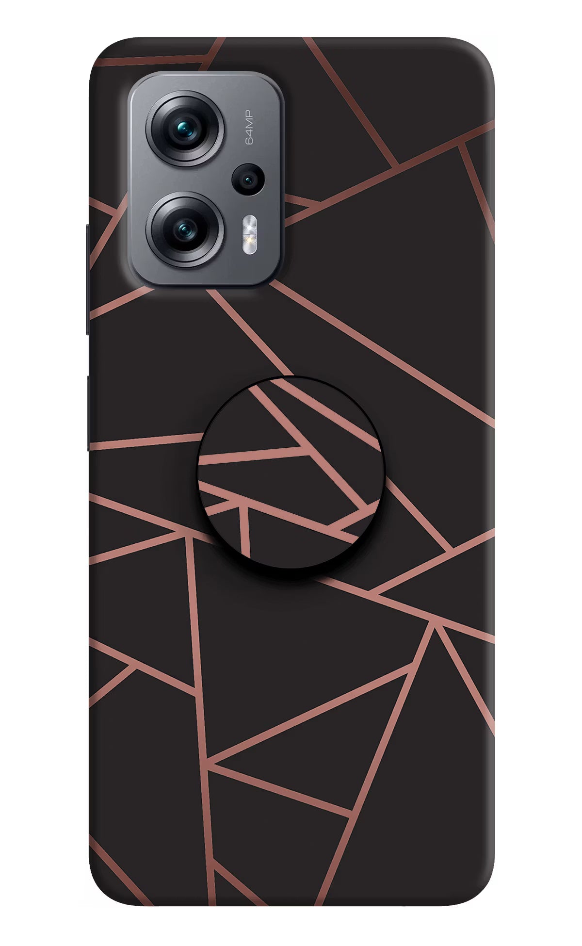 Geometric Pattern Redmi K50i Pop Case by Casekaro