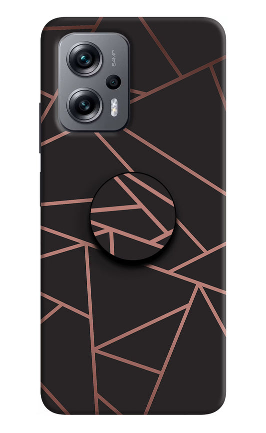 Geometric Pattern Redmi K50i Pop Case by Casekaro