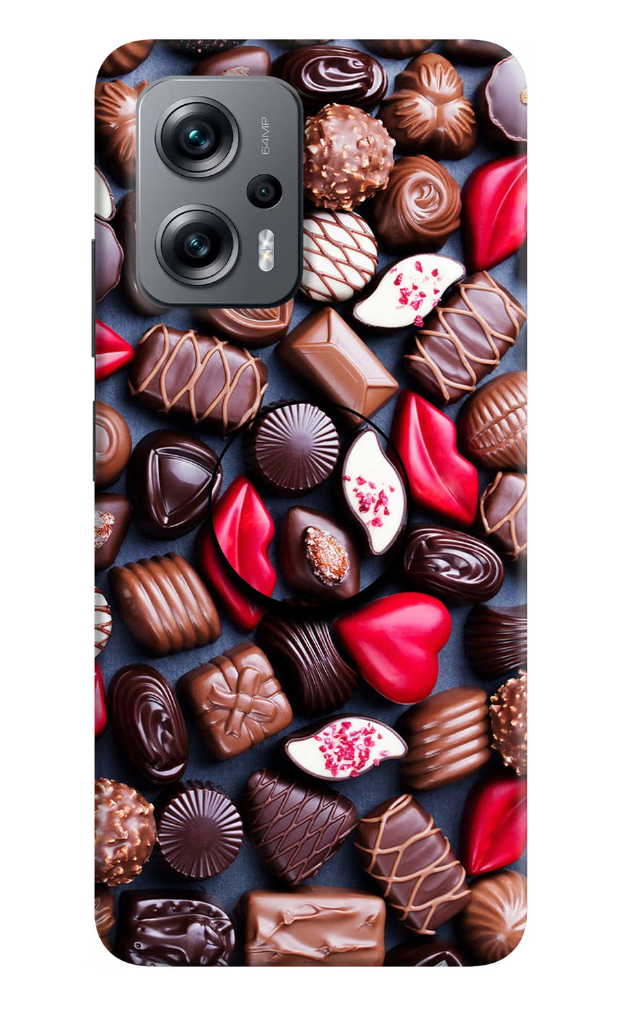 Chocolates Redmi K50i Pop Case, Hard case