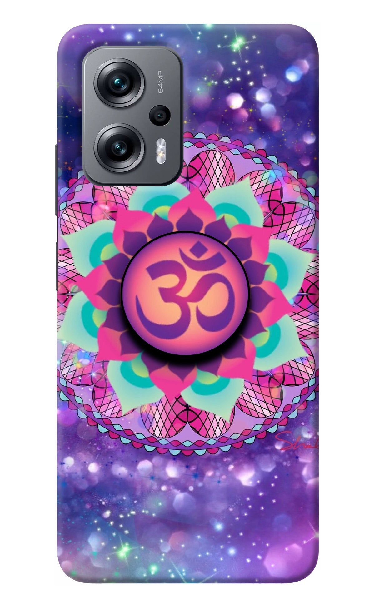 Om Purple Redmi K50i Pop Case