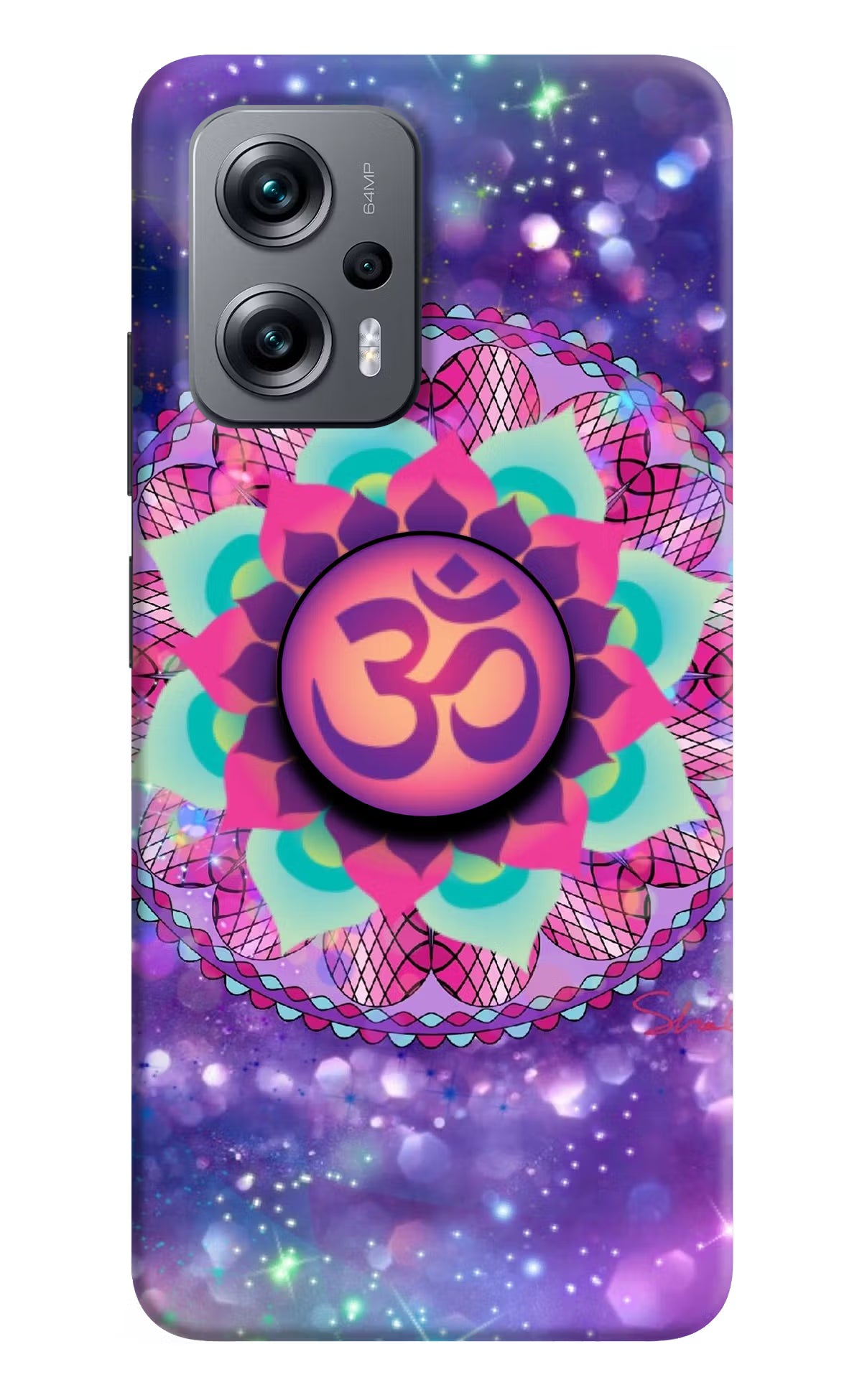 Om Purple Redmi K50i Pop Case by Casekaro