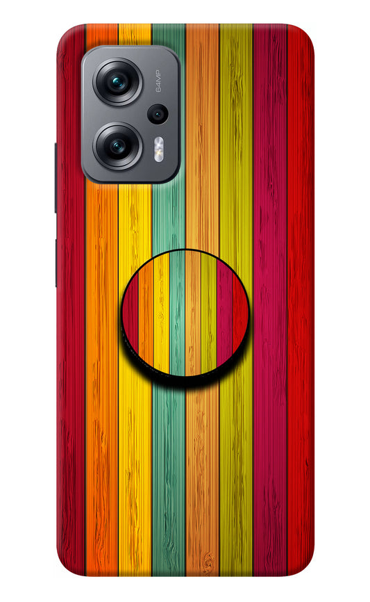 Multicolor Wooden Redmi K50i Pop Case