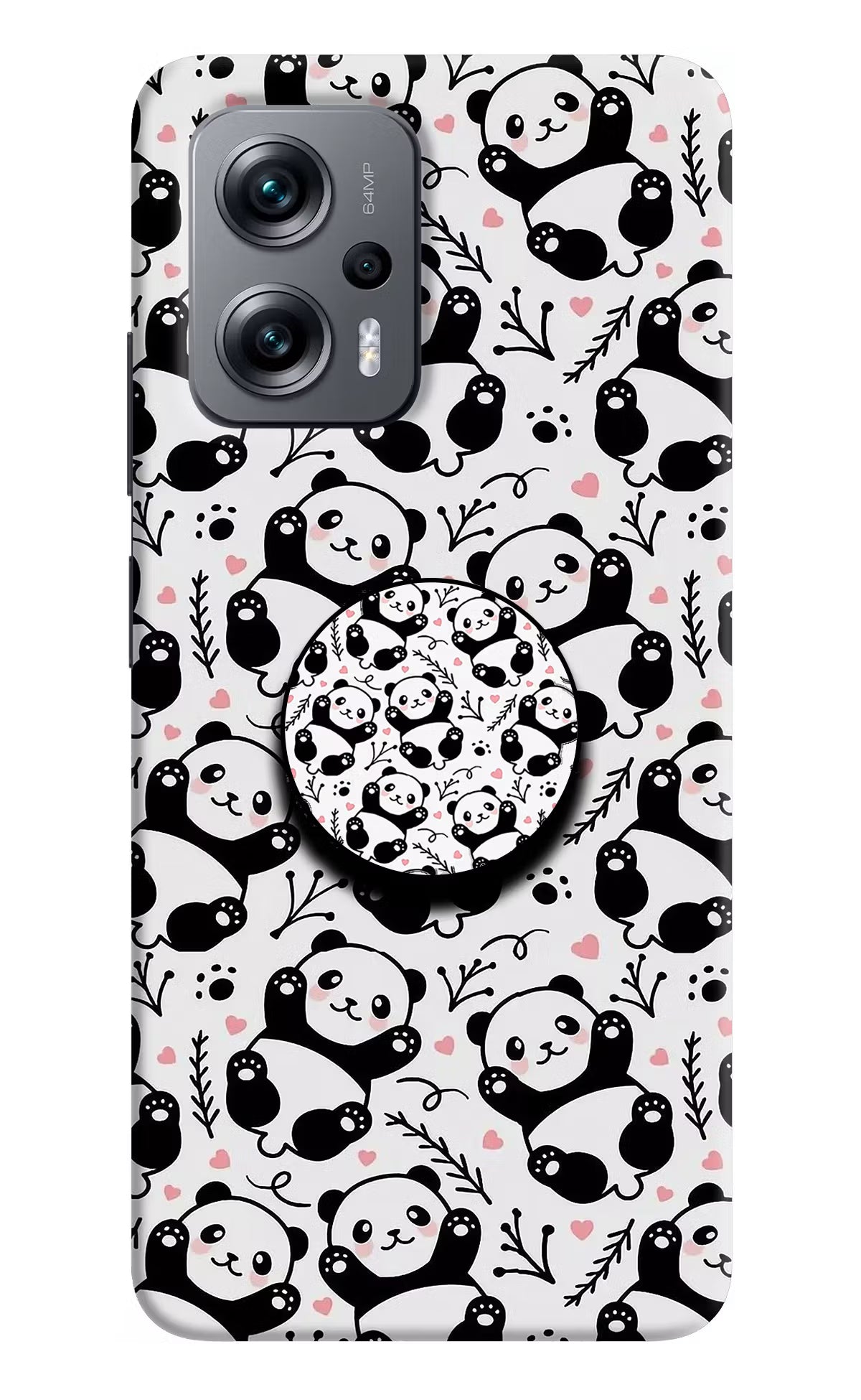 Cute Panda Redmi K50i Pop Case by Casekaro