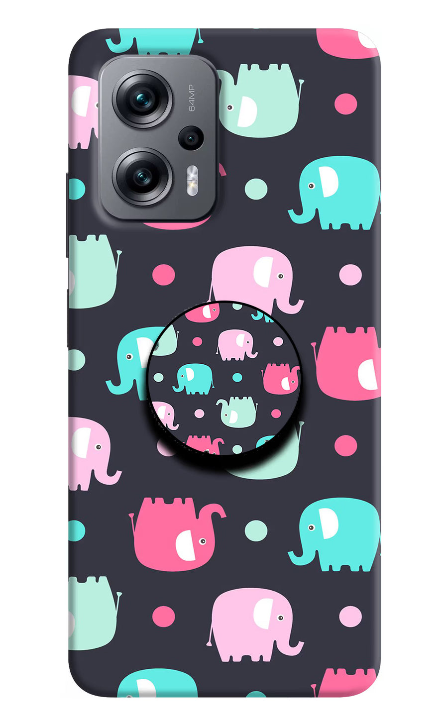Baby Elephants Redmi K50i Pop Case, Hard case