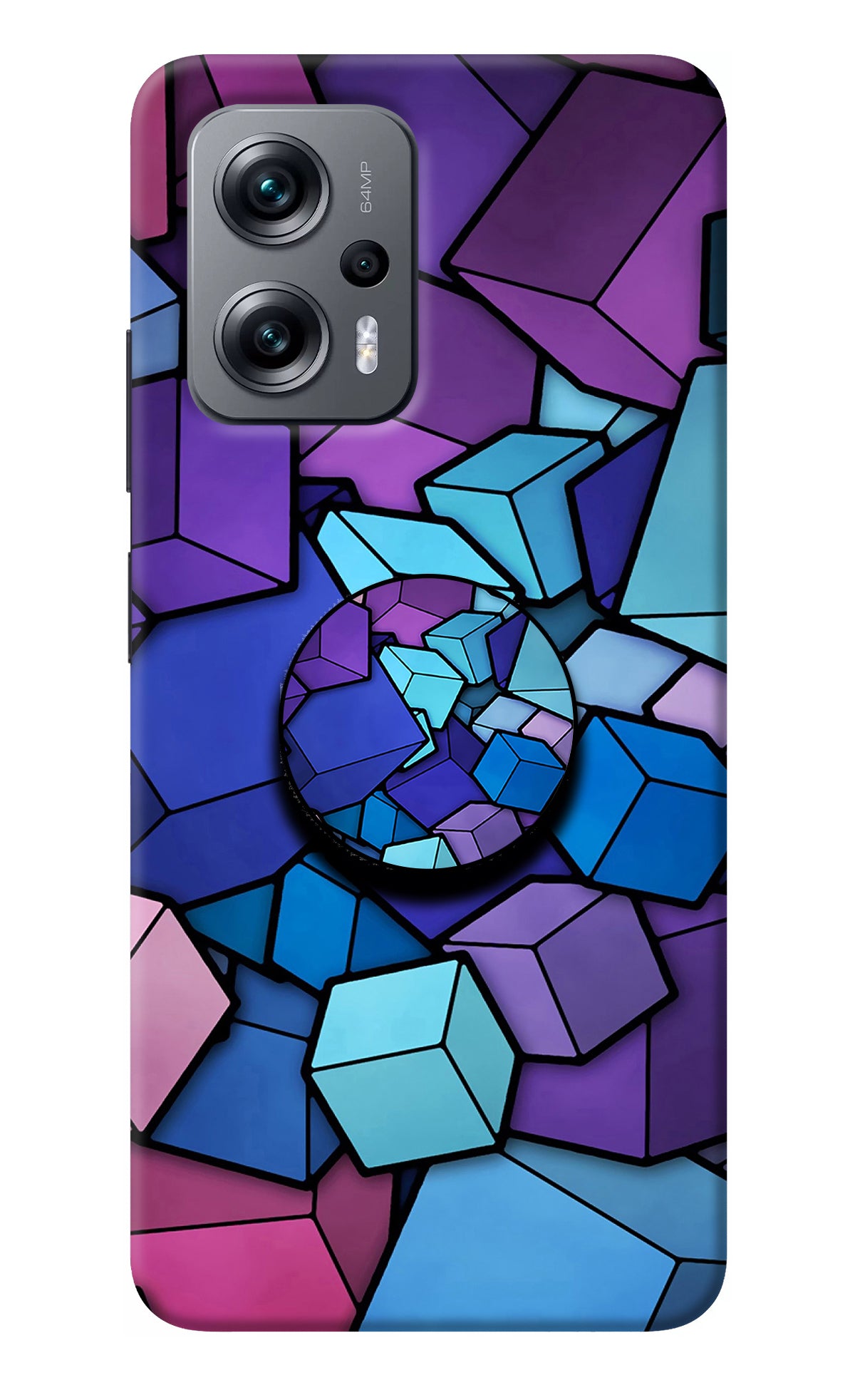 Cubic Abstract Redmi K50i Pop Case