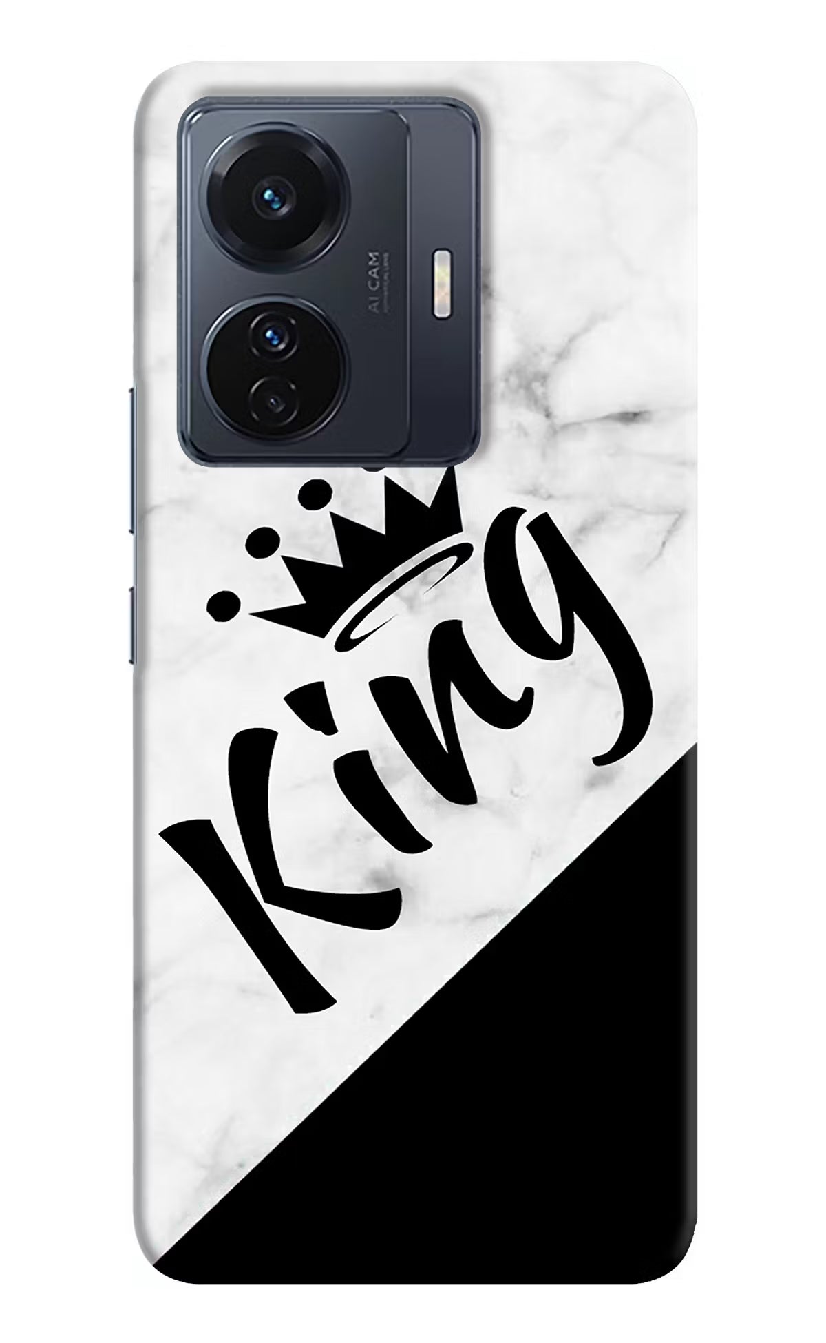 King Vivo T1 Pro 5G Hard Case Back Cover by Casekaro