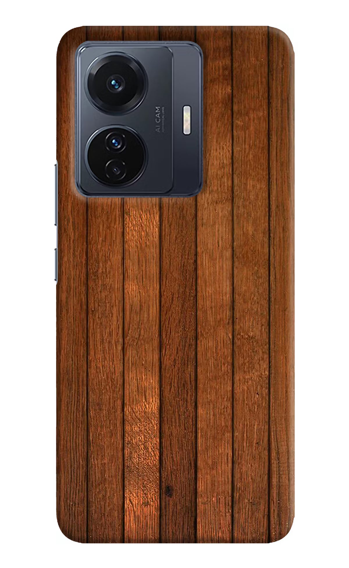 Wooden Artwork Bands Vivo T1 Pro 5G Hard Case Back Cover by Casekaro