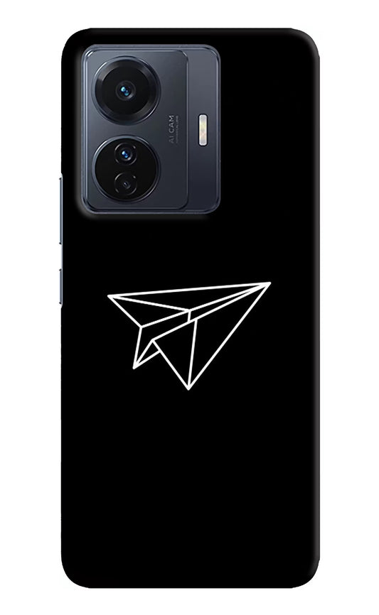 Paper Plane White Vivo T1 Pro 5G Hard Case Back Cover by Casekaro